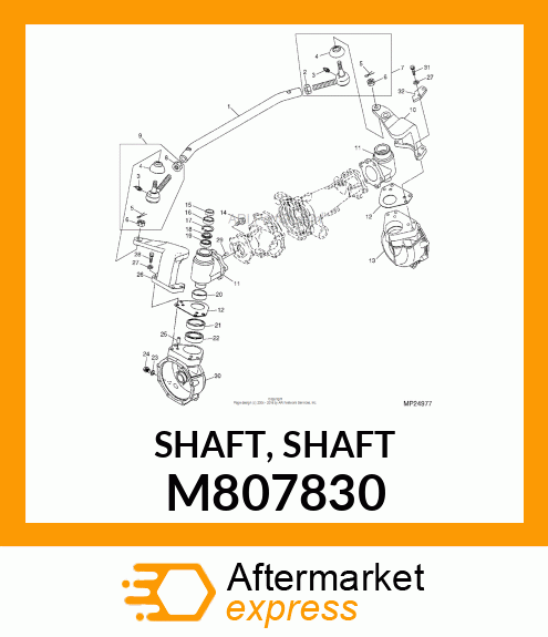 SHAFT, SHAFT M807830