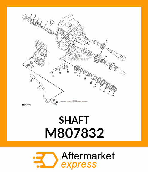 SHAFT M807832