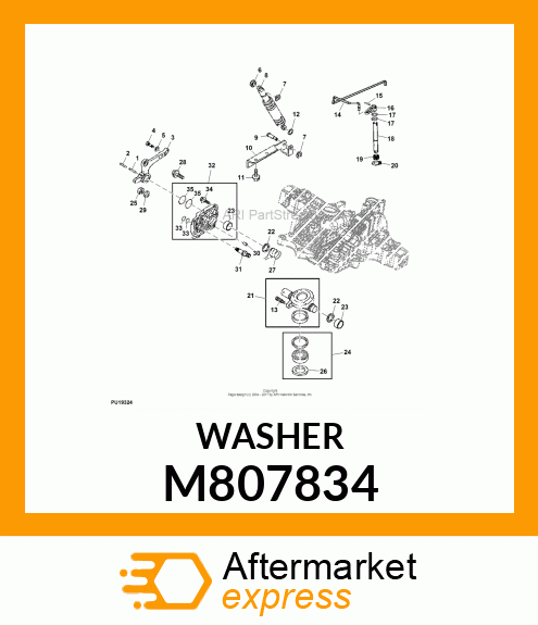 WASHER, WASHER M807834