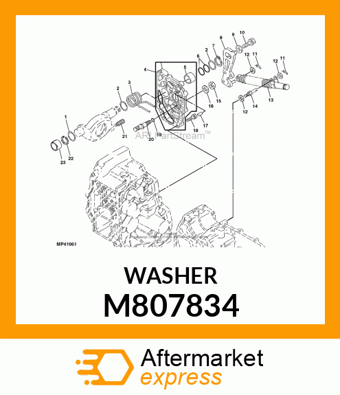 WASHER, WASHER M807834