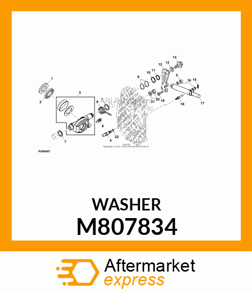 WASHER, WASHER M807834