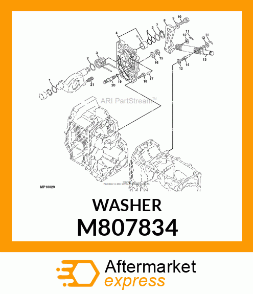 WASHER, WASHER M807834