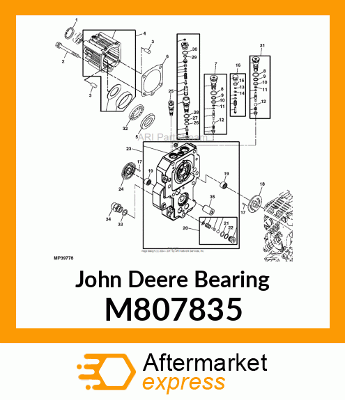 BEARING M807835