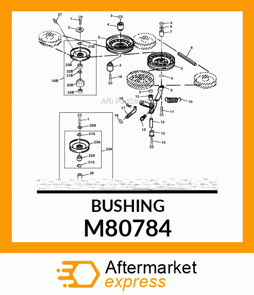 SPACER, IDLER M80784