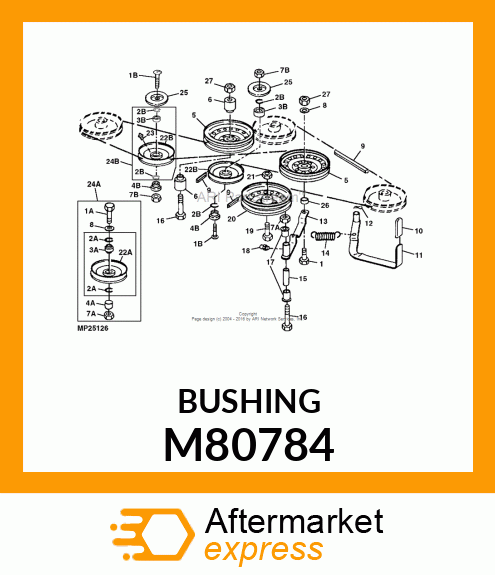 SPACER, IDLER M80784