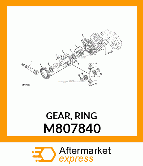 GEAR, RING M807840