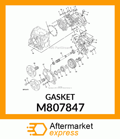 GASKET M807847