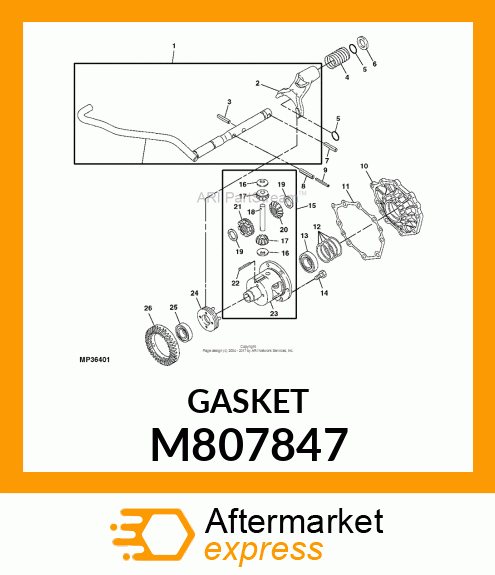 GASKET M807847