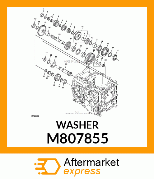 WASHER M807855