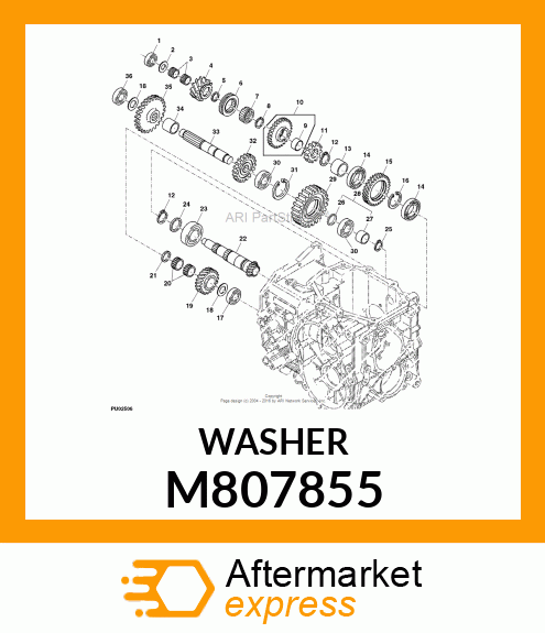 WASHER M807855