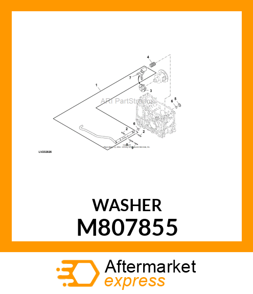 WASHER M807855