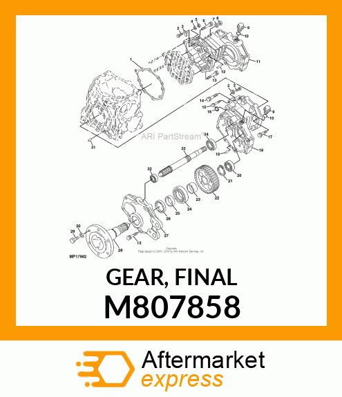 GEAR, FINAL M807858