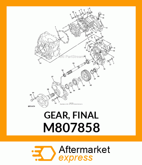 GEAR, FINAL M807858