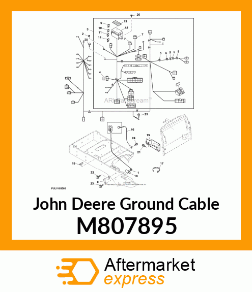 CABLE, NEGATIVE BATTERY M807895