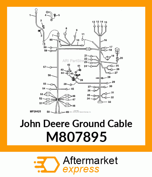 CABLE, NEGATIVE BATTERY M807895