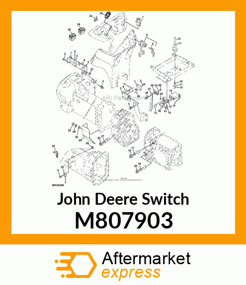 SWITCH, PARK BRAKE M807903