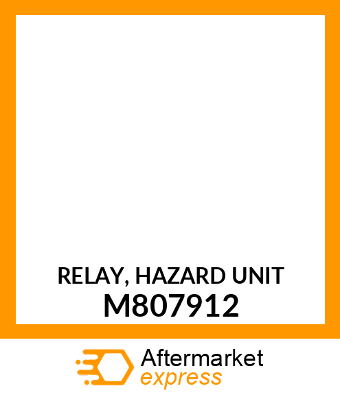 RELAY, HAZARD UNIT M807912