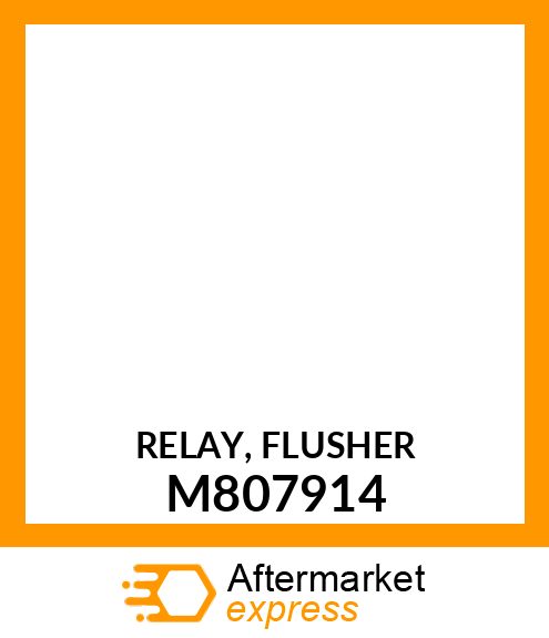 RELAY, FLUSHER M807914