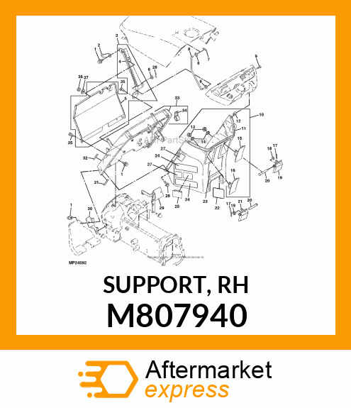 SUPPORT, RH M807940