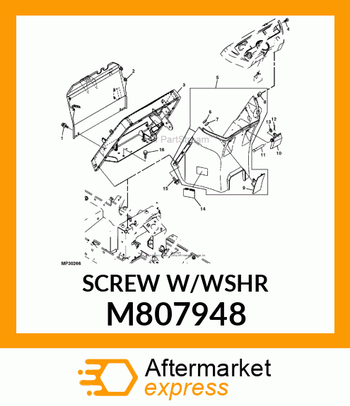 BOLT 6X 20 M807948