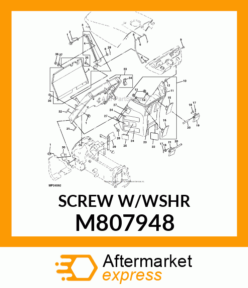 BOLT 6X 20 M807948