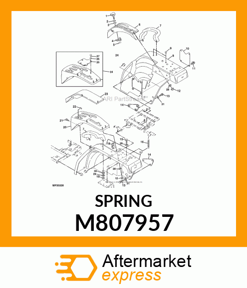 SPRING M807957