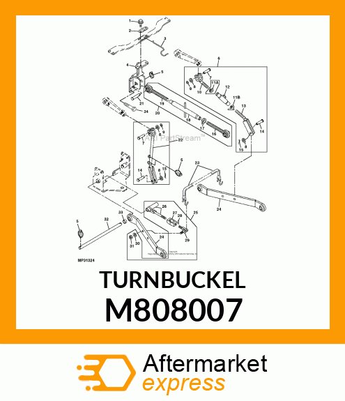 TURNBUCKLE M808007