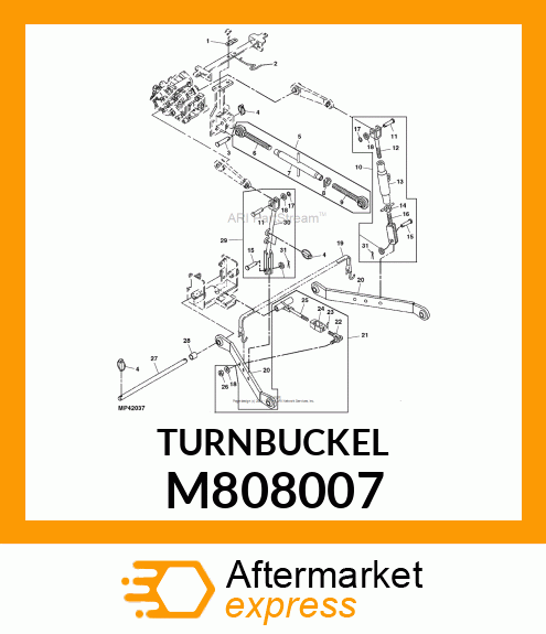 TURNBUCKLE M808007