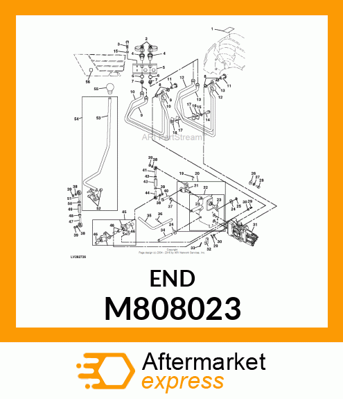 TIE ROD END, END, ROD M808023