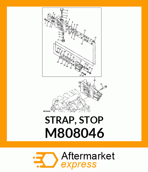 STRAP, STOP M808046