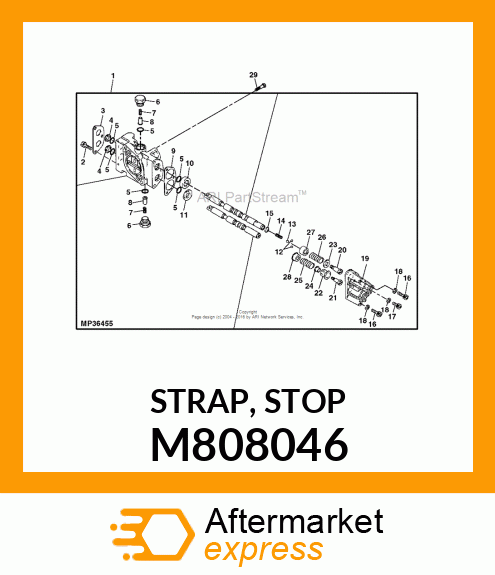 STRAP, STOP M808046