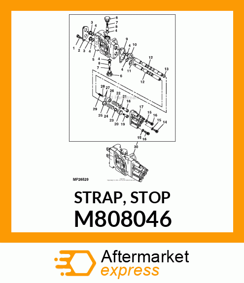 STRAP, STOP M808046