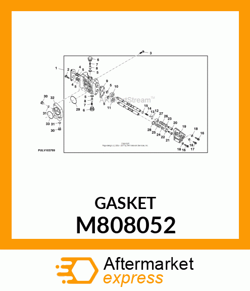 GASKET, GASKET M808052