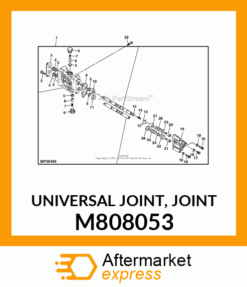 UNIVERSAL JOINT, JOINT M808053