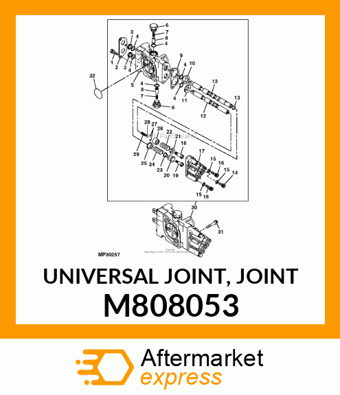 UNIVERSAL JOINT, JOINT M808053