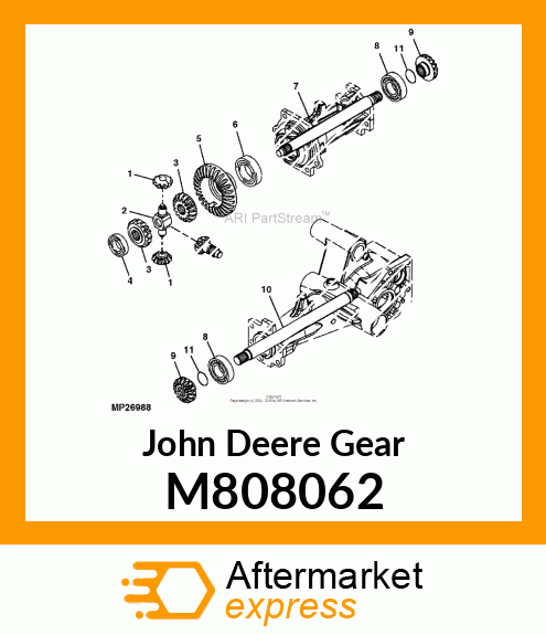 GEAR, GEAR, DIFFERENTIAL M808062