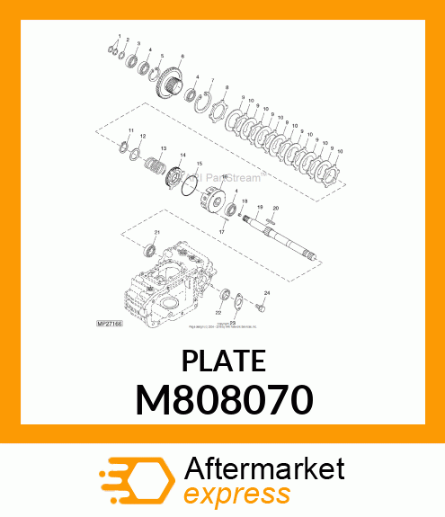 PLATE, PLATE, FRICTION 80 M808070