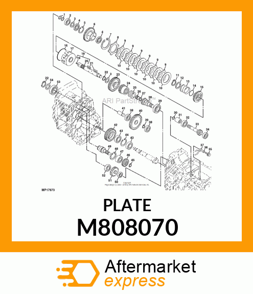 PLATE, PLATE, FRICTION 80 M808070