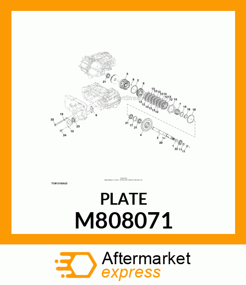 PLATE, PLATE 1.2 M808071