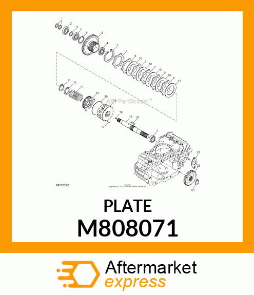 PLATE, PLATE 1.2 M808071