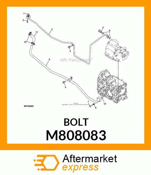 BOLT M 6X 32 M808083