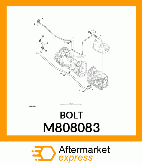 BOLT M 6X 32 M808083