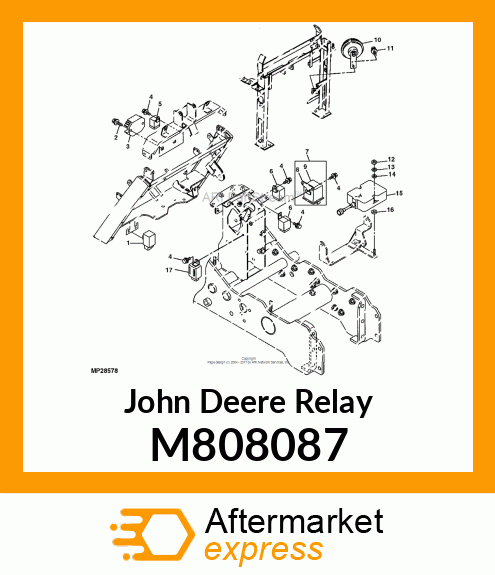 RELAY M808087