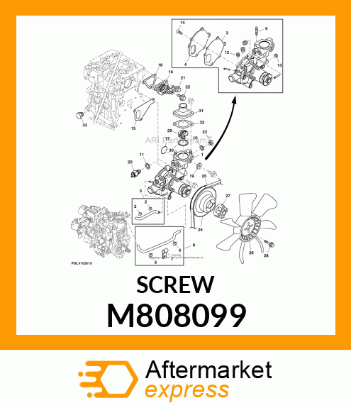 SCREW, 6X16 M808099