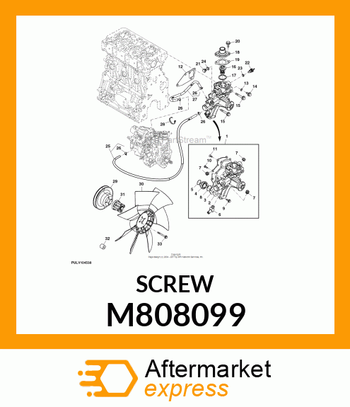 SCREW, 6X16 M808099