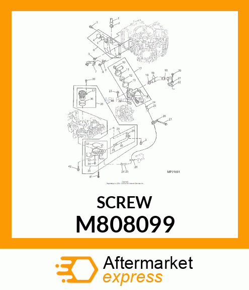 SCREW, 6X16 M808099