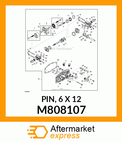 PIN, 6 X 12 M808107