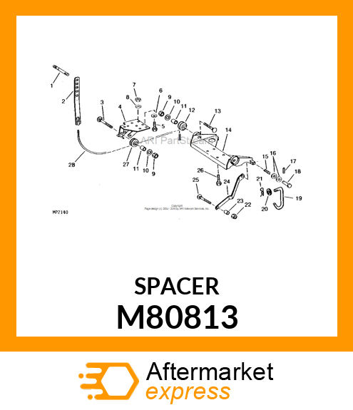 BUSHING, PULLEY M80813