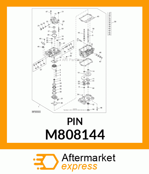 PIN 3X13.8 M808144