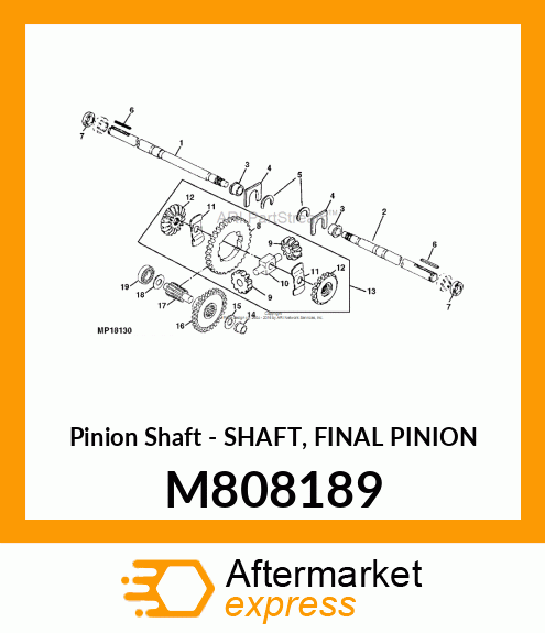 Pinion Shaft M808189